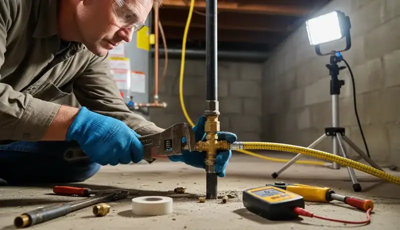 Gas Line Repair in Visalia, CA